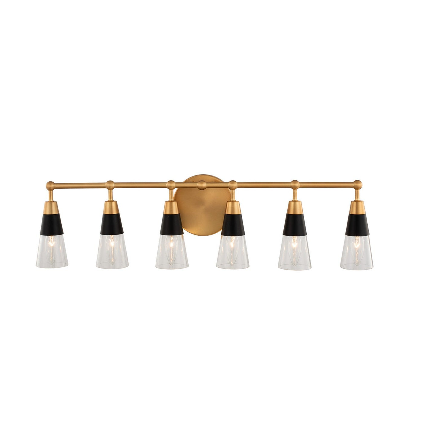 ##Antique Hardware## Ponti 6 Light ADA Bath