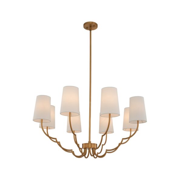 ##Antique Hardware## Sophia 8 Light Chandelier