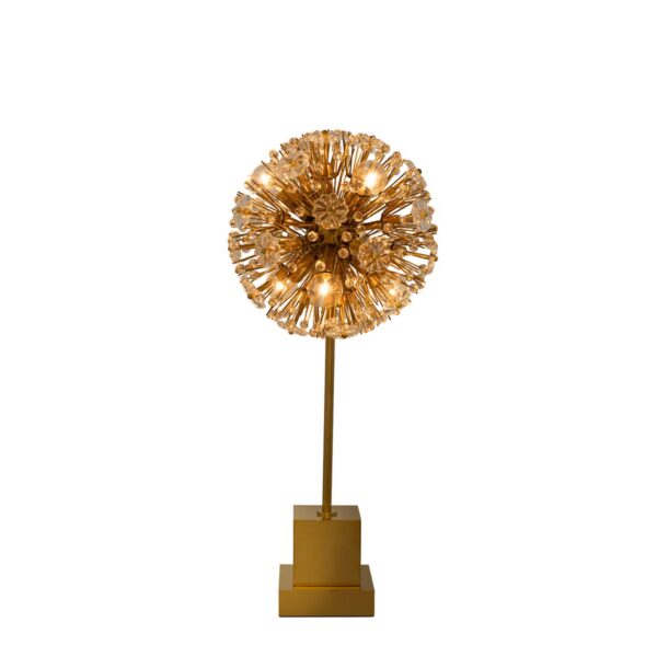 ##Antique Hardware## Dahlia 6 Light Table Lamp