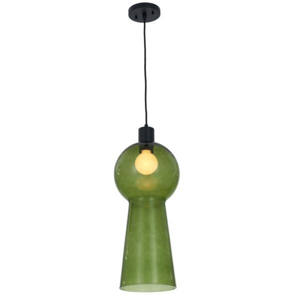 ##Antique Hardware## Cores Green Pendant