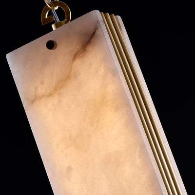 ##Antique Hardware## Vertical Single Drop LED Pendant