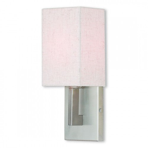 ##Antique Hardware## 1 Light Brushed Nickel Wall Sconce
