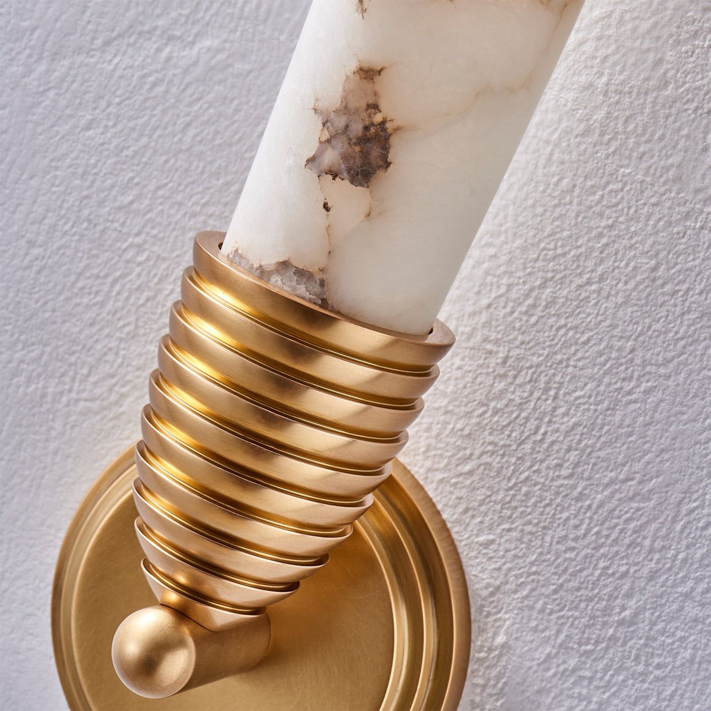 ##Antique Hardware## Gypsum LED Wall Sconce