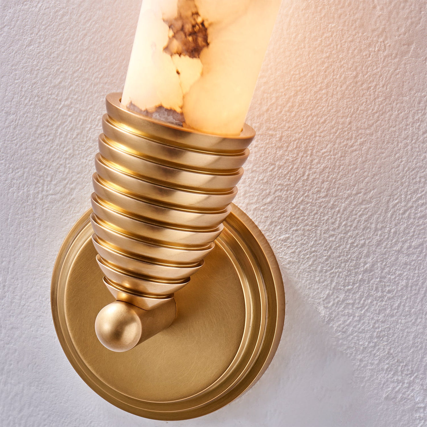 ##Antique Hardware## Gypsum LED Wall Sconce