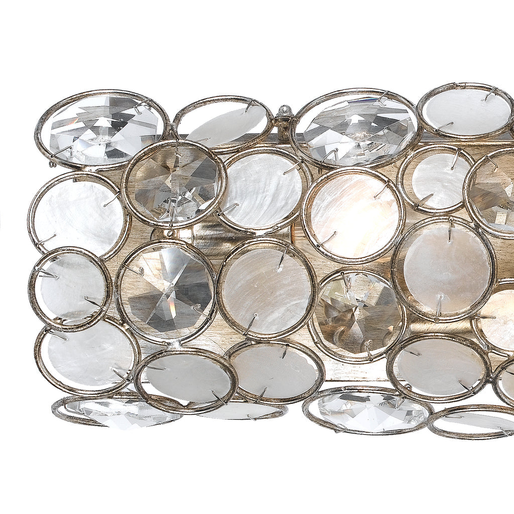 ##Antique Hardware## Palla 4 Light Antique Silver Bathroom Vanity