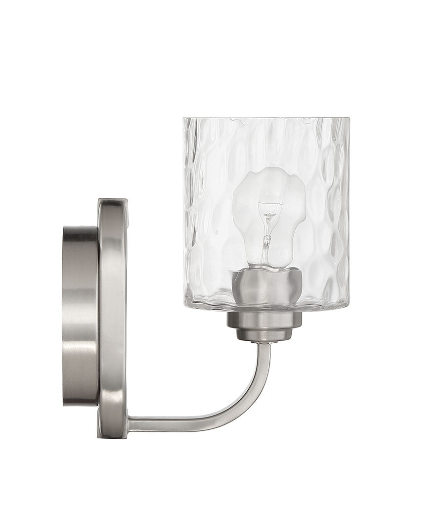 ##Antique Hardware## Collins 1 Light Wall Sconce in Brushed Polished Nickel