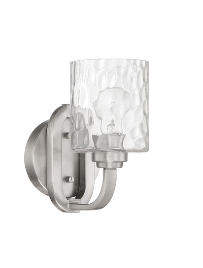 ##Antique Hardware## Collins 1 Light Wall Sconce in Brushed Polished Nickel