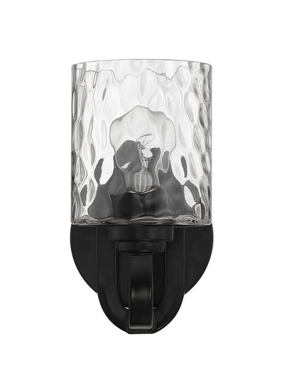 ##Antique Hardware## Collins 1 Light Wall Sconce in Flat Black