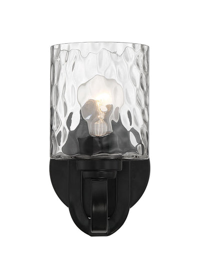 ##Antique Hardware## Collins 1 Light Wall Sconce in Flat Black