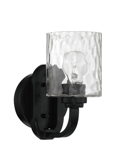 ##Antique Hardware## Collins 1 Light Wall Sconce in Flat Black