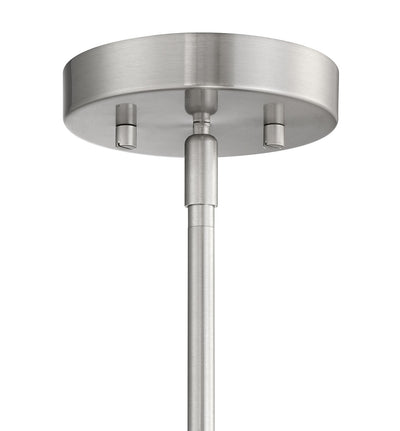 ##Antique Hardware## Collins 1 Light Mini Pendant in Brushed Polished Nickel