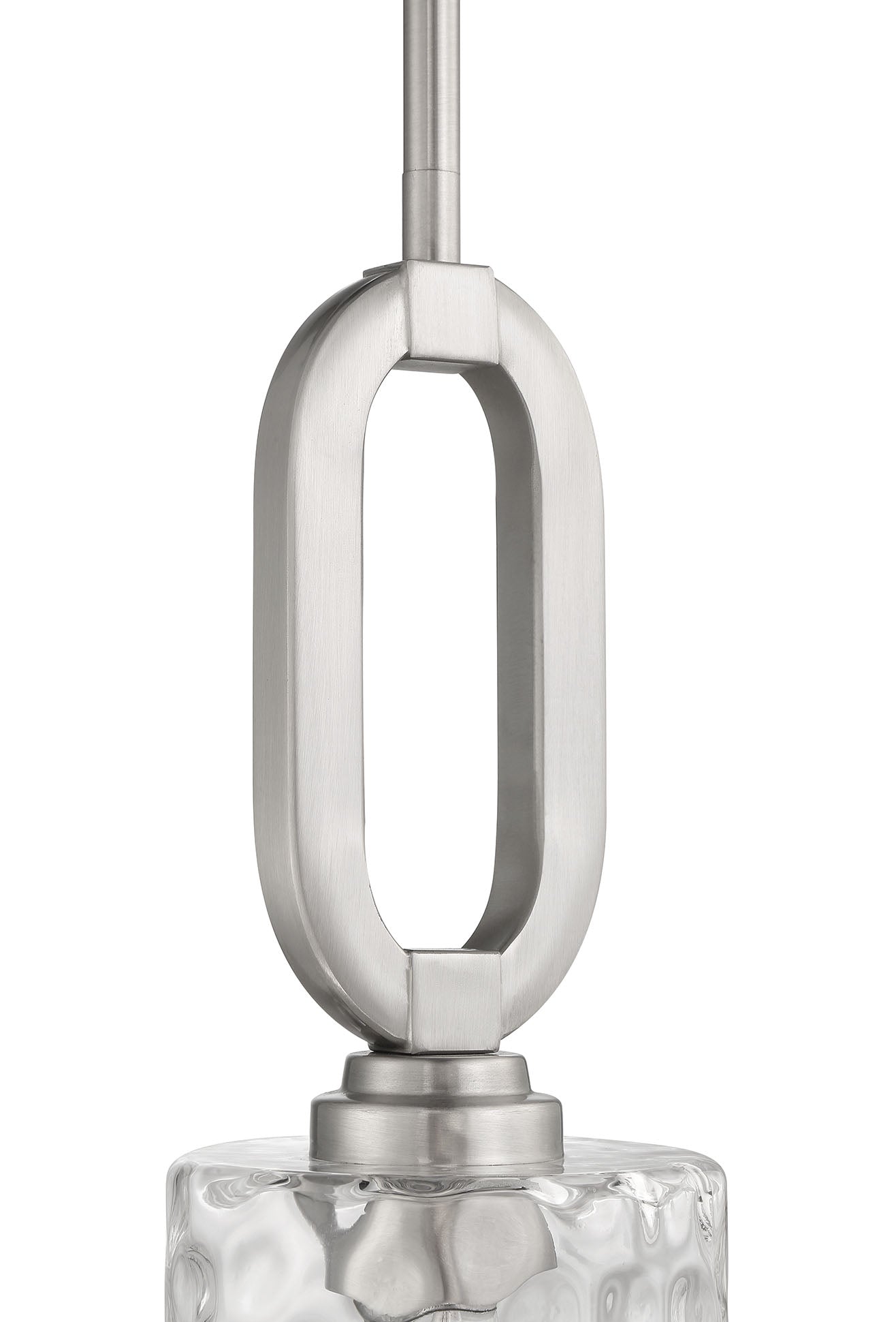 ##Antique Hardware## Collins 1 Light Mini Pendant in Brushed Polished Nickel