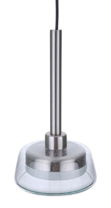 ##Antique Hardware## Centric 7.5" LED Pendant in Brushed Polished Nickel