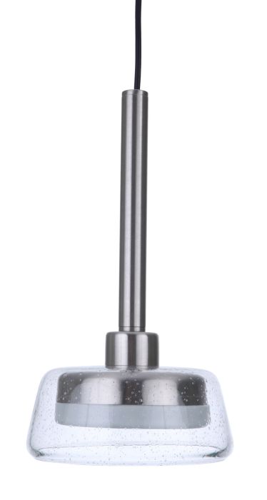 ##Antique Hardware## Centric 7.5" LED Pendant in Brushed Polished Nickel