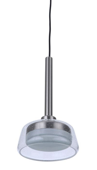 ##Antique Hardware## Centric 7.5" LED Pendant in Brushed Polished Nickel