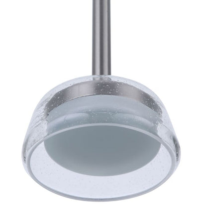 ##Antique Hardware## Centric 7.5" LED Pendant in Brushed Polished Nickel