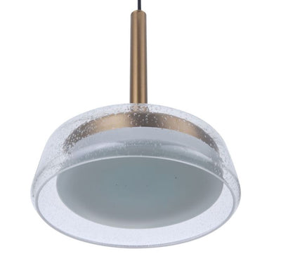 ##Antique Hardware## Centric 10" LED Pendant in Satin Brass