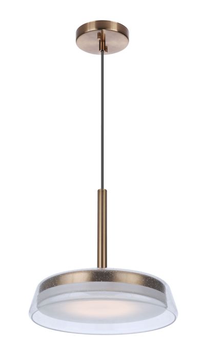 ##Antique Hardware## Centric 14" LED Pendant in Satin Brass