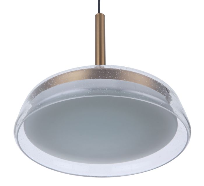 ##Antique Hardware## Centric 14" LED Pendant in Satin Brass