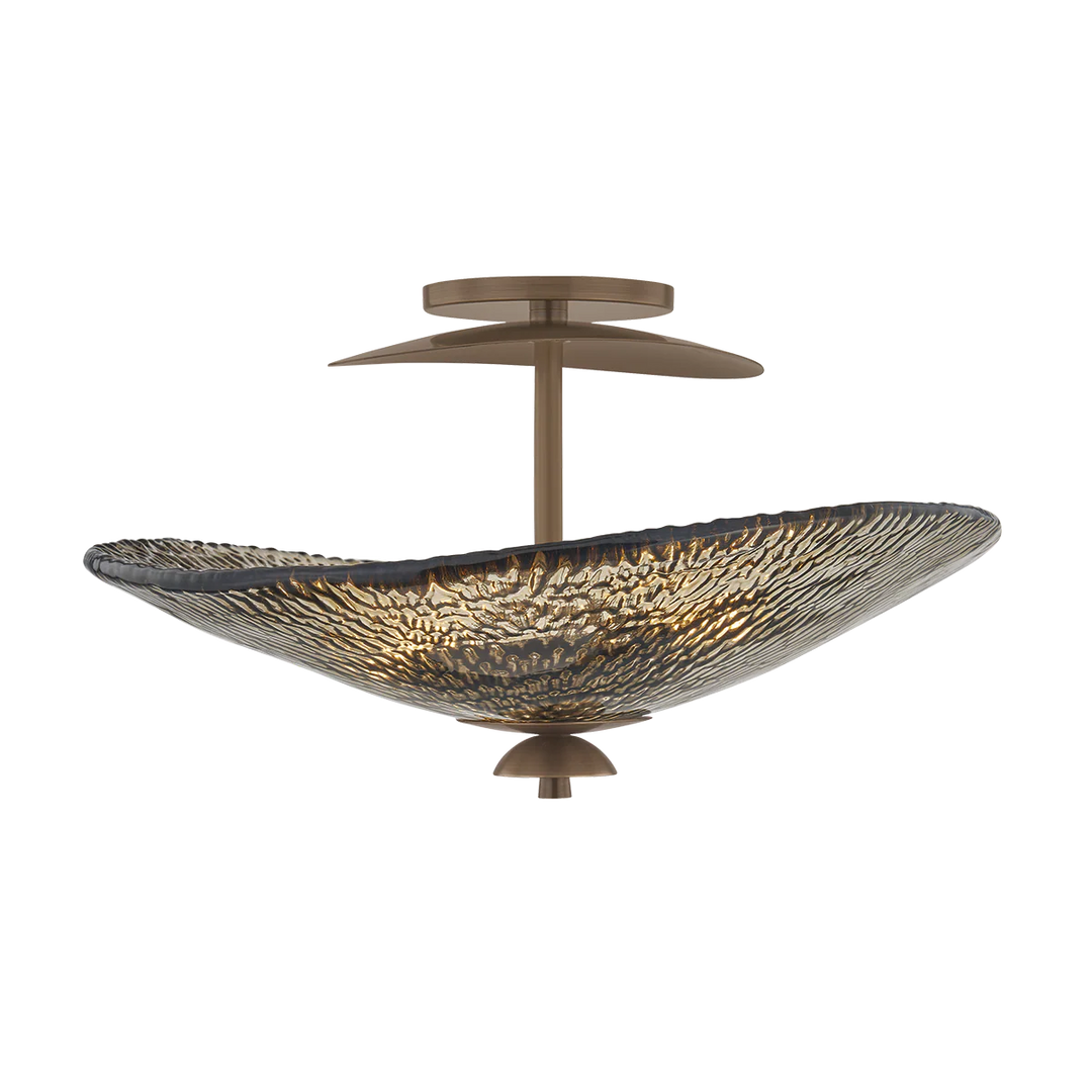 ##Antique Hardware## Alba Semi Flush