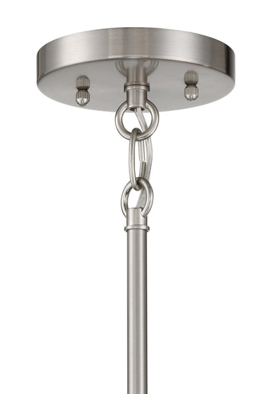 ##Antique Hardware## Stowe 4 Light Foyer in Brushed Polished Nickel