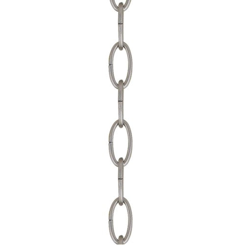 Antique Hardware Brushed Nickel 3' Heavy Duty Decorative Chain Accessory