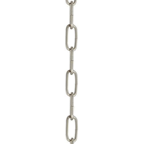 ##Antique Hardware## Polished Nickel 6' Standard Decorative Chain