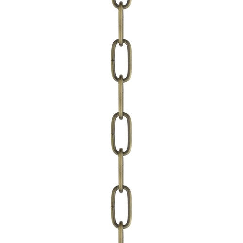 ##Antique Hardware## Antique Brass 9' Heavy Duty Decorative Chain