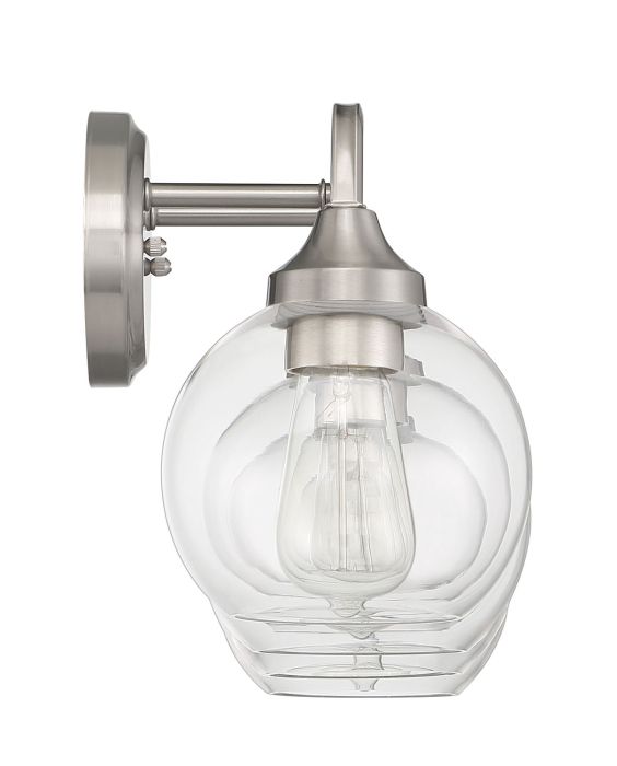 ##Antique Hardware## Glenda 4 Light Vanity in Brushed Polished Nickel