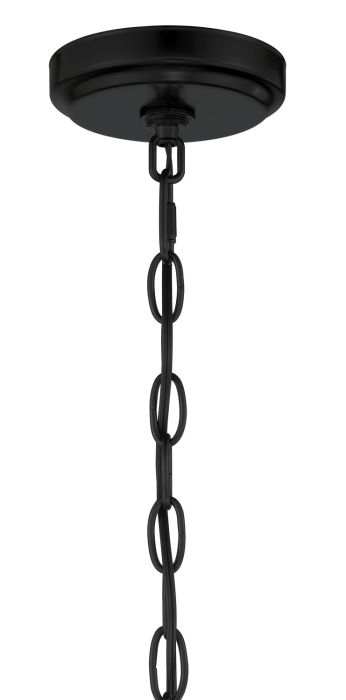 ##Antique Hardware## Glenda 3 Light Chandelier in Flat Black