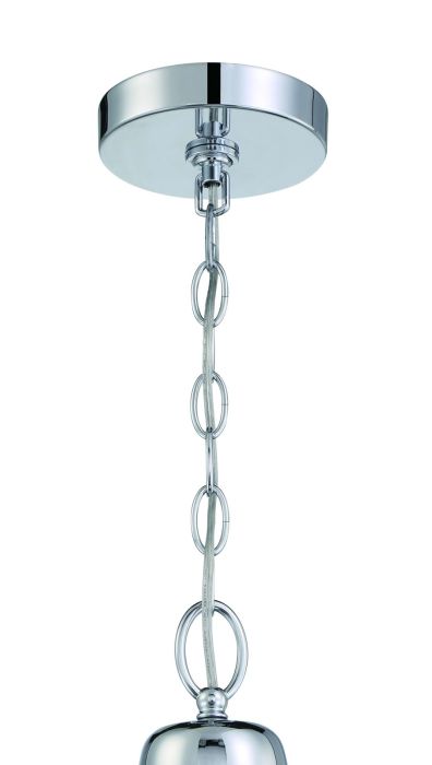 ##Antique Hardware## Wrenn 6 Light Chandelier in Chrome