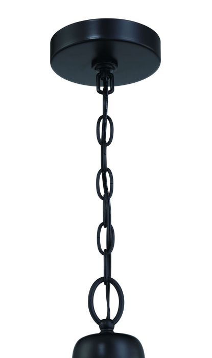 ##Antique Hardware## Wrenn 6 Light Chandelier in Flat Black