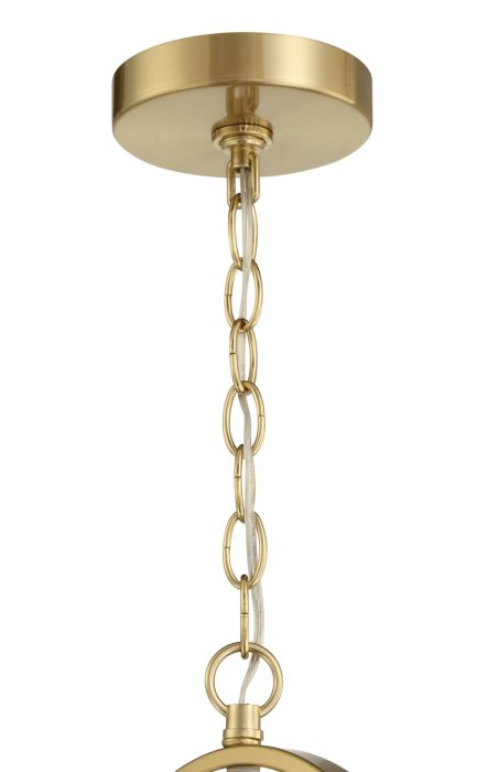 ##Antique Hardware## Fortuna 4 Light Foyer in Satin Brass