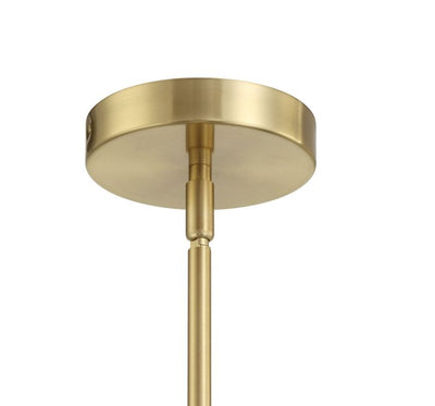 ##Antique Hardware## Fortuna 1 Light Mini Pendant in Satin Brass