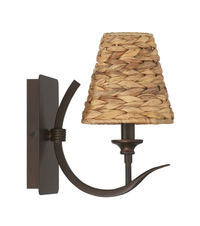 ##Antique Hardware## Kokomo 1 Light Wall Sconce in Aged Bronze Brushed