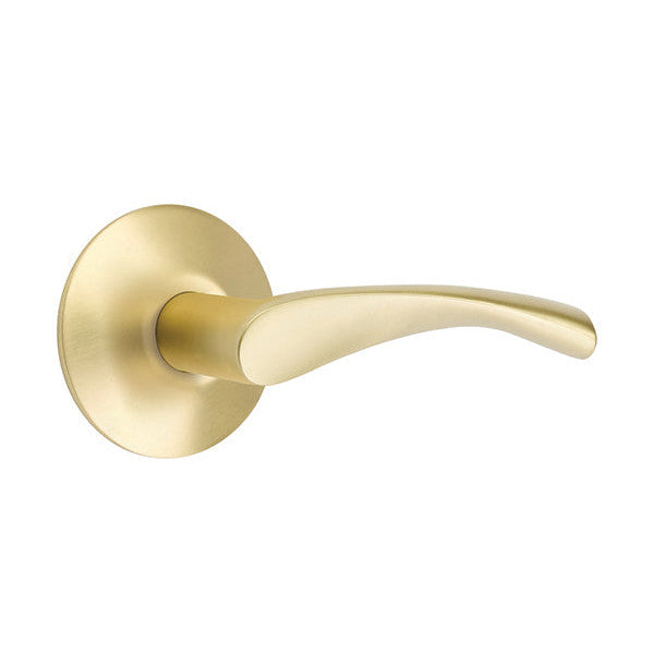 Antique Hardware Emtek Solid Brass Triton Lever With Modern Rosette (Several Finish Options) EMTEK LEVER DOOR KNOB