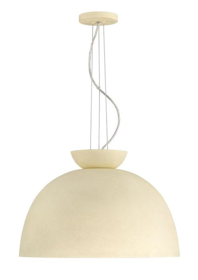 ##Antique Hardware## Ventura Dome 1 Light Pendant in Cottage White