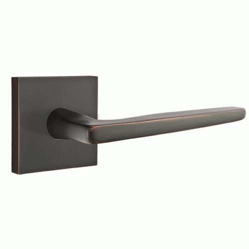 ##Antique Hardware## Emtek Solid Brass Luzern Lever With Neos Rosette (Several Finish Options)