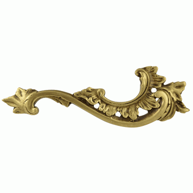 Antique Hardware 6 Inch (4 1/2 Inch C-C) Unique Curly Pull (Several Finish Options) CABINET PULL