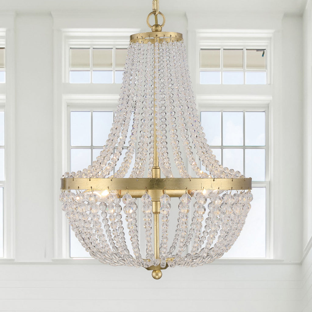 ##Antique Hardware## Rylee 3 Light Antique Gold Mini Chandelier