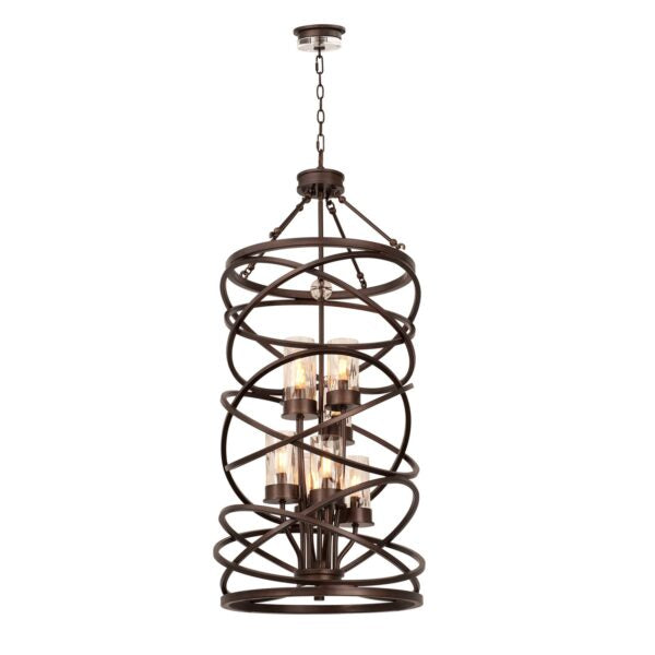 ##Antique Hardware## Eternity 8 Light Foyer