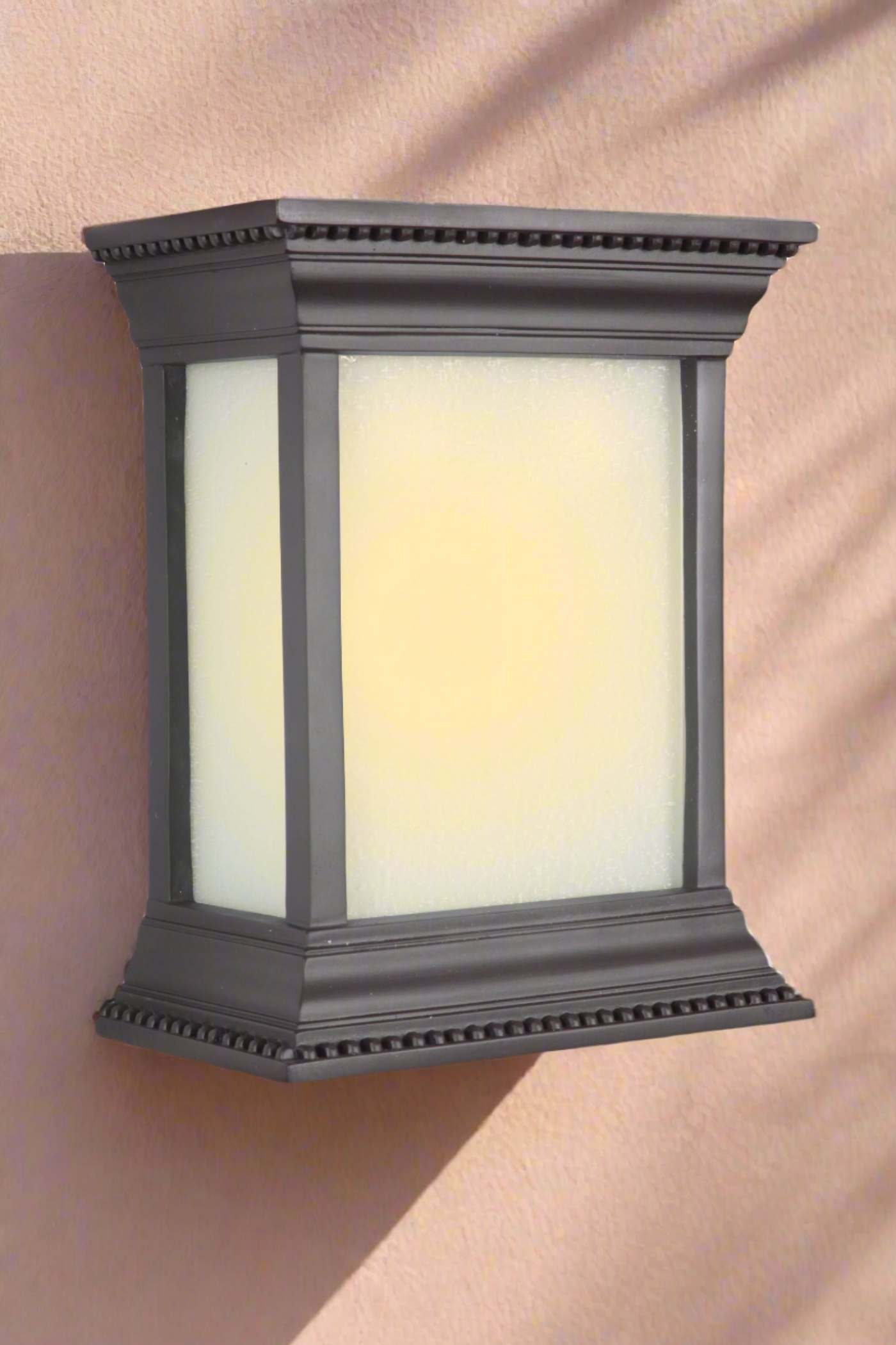 ##Antique Hardware## Hand-Carved Crown Molding Lighted LED Chime in Oiled Bronze