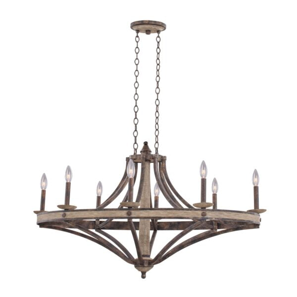 Coronado 8 Light Oval Chandelier