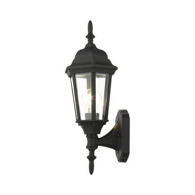 Antique Hardware 1 Light Textured Black Outdoor Wall Lantern Exterior