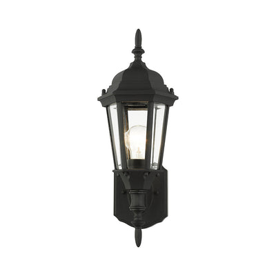 Antique Hardware 1 Light Textured Black Outdoor Wall Lantern Exterior