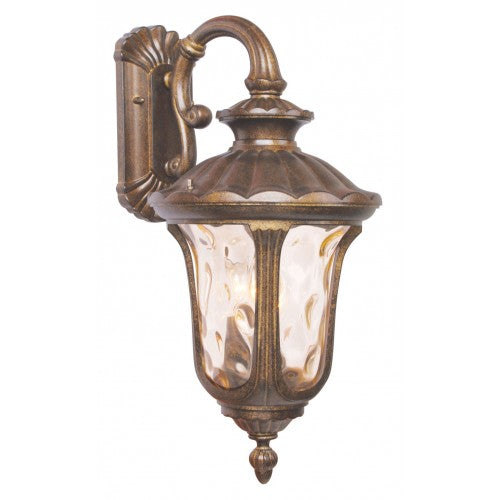 ##Antique Hardware## 3 Light MG Outdoor Wall Lantern