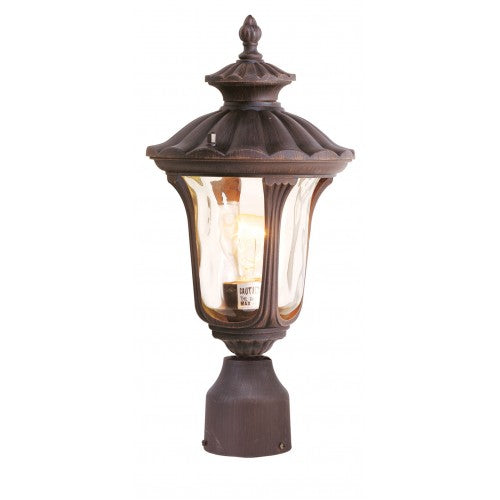 Antique Hardware 1 Light Imperial Bronze Outdoor Post Top Lantern Post