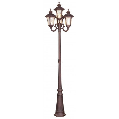 ##Antique Hardware## 4 Light Imperial Bronze Outdoor Post Light