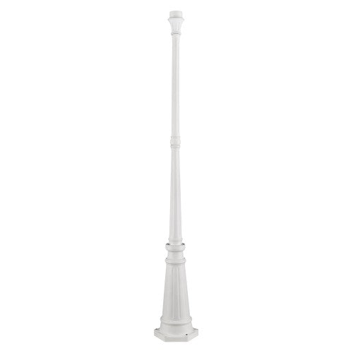 ##Antique Hardware## Textured White Fluted Post