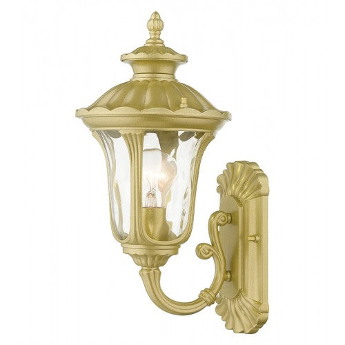 ##Antique Hardware## 1 Light Soft Gold Outdoor Small Wall Lantern